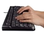 Logitech MK120 USB Keyboard & Mouse - Black 4