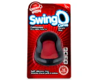 SwingO - Curved Silicone Cock Ring by Screaming O (Black)