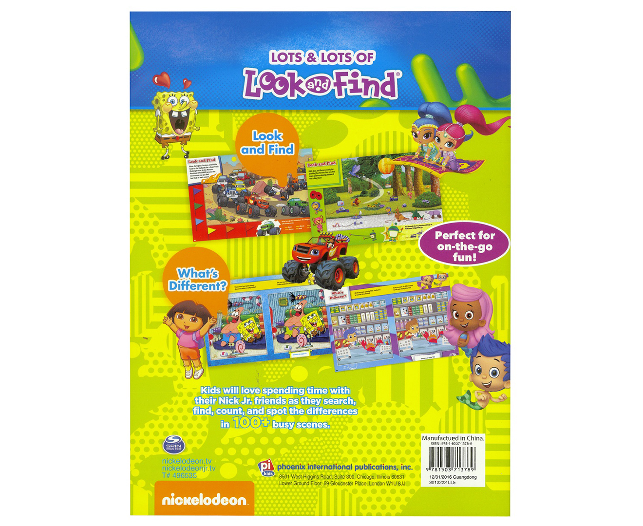 Nickelodeon Lots And Lots Of Look And Find Book Nz