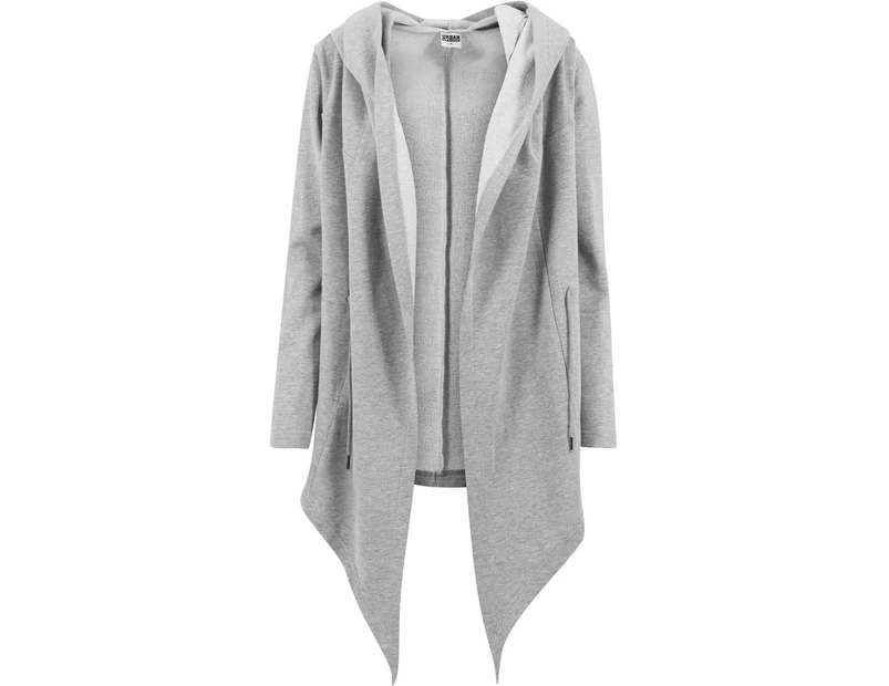 Urban Classics Ladies - Hooded Sweat Cardigan grey