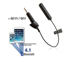 REYTID Wireless Bluetooth Adapter Converter Cable Compatible with Bose QC15 Headphones - Black