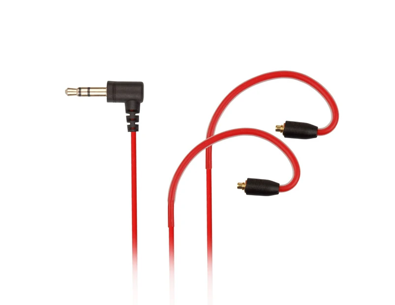 REYTID Replacement Red 5N Audio Cable Compatible with Logitech Ultimate Ears UE 900 Headphones - Compatible with iPhone and Android - Red