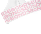 Bonds Girls' Stretchies Contour Crop - White