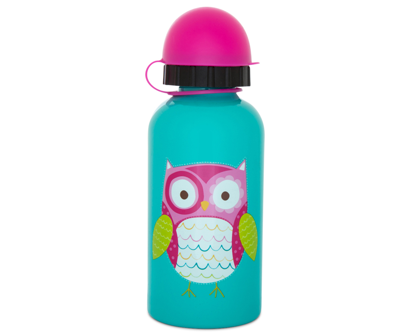 Crocodile Creek Owl Drink Bottle 400mL - Green | Catch.com.au