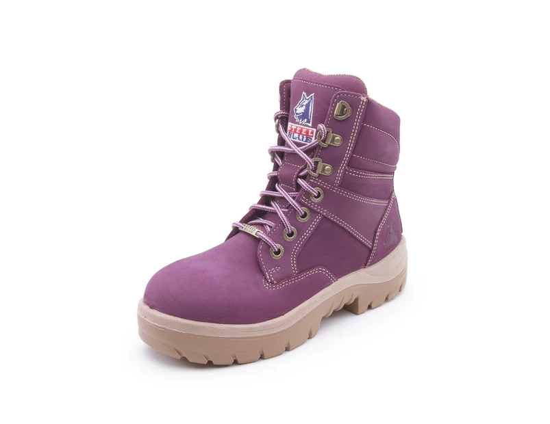 Southern Cross Lace Up Ankle Boot - Purple