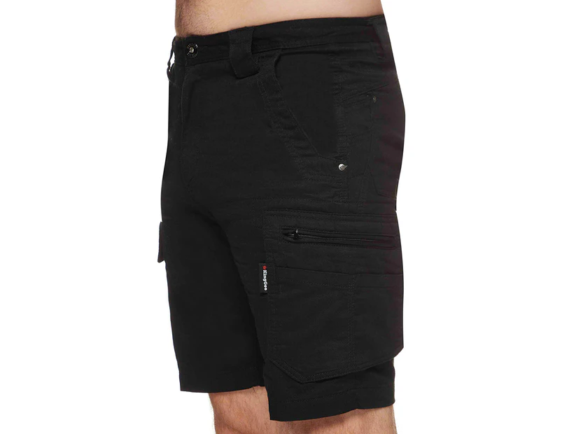KingGee Men's Narrow Tradie Summer Shorts - Black