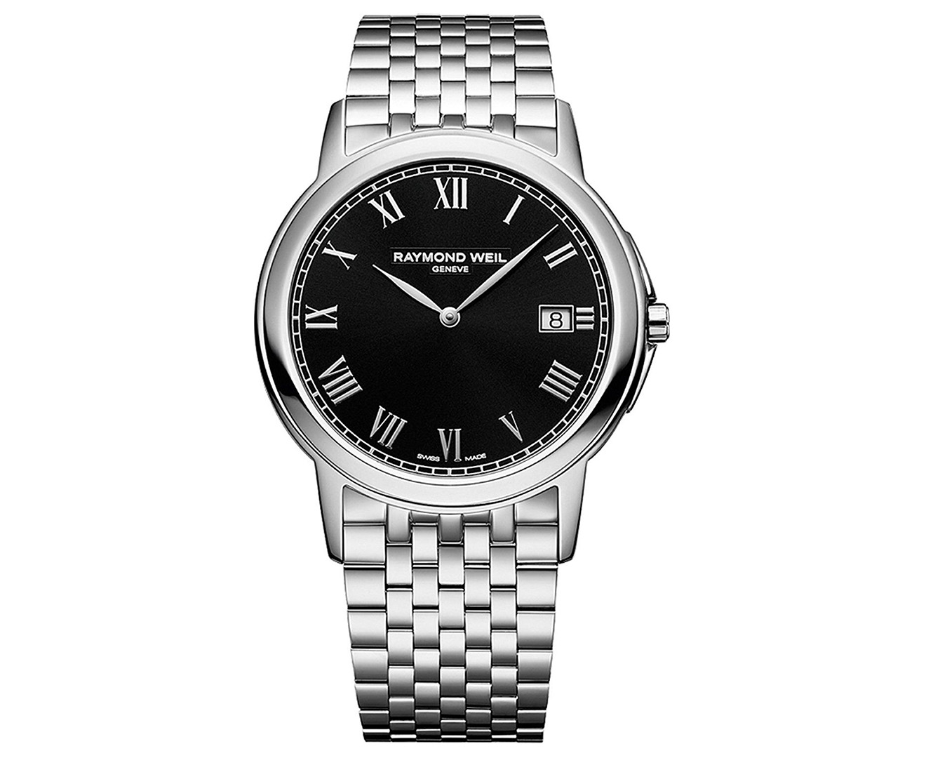 Raymond Weil Men's 39mm Tradition Watch - Silver/Black | Catch.co.nz