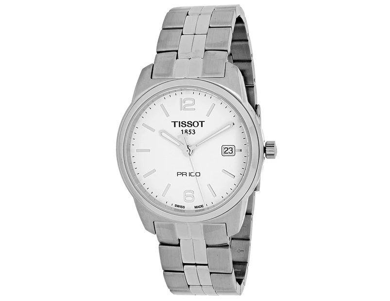 Tissot Men's 38mm PR100 Stainless Steel Watch - Silver/White