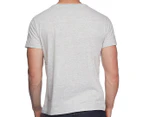 Polo Ralph Lauren Men's V-Neck Tee / T-Shirt / Tshirt - Lawrence Grey