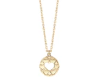 GUESS Circular Heart Devotion Necklace - Gold