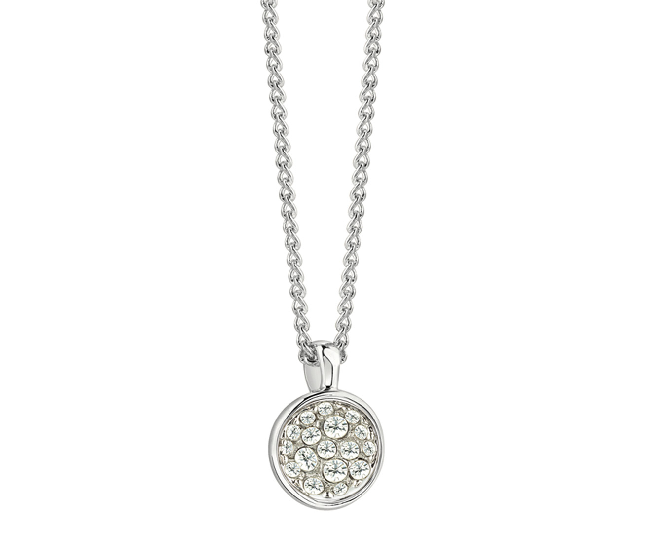 GUESS Chic Pendant Necklace - Silver | Catch.co.nz