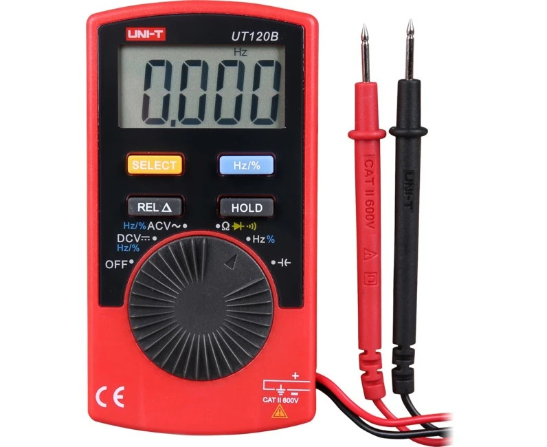 UT120B UNI-T Pocket Size Digital Multimeter   Display Count 4000  POCKET SIZE DIGITAL MULTIMETER