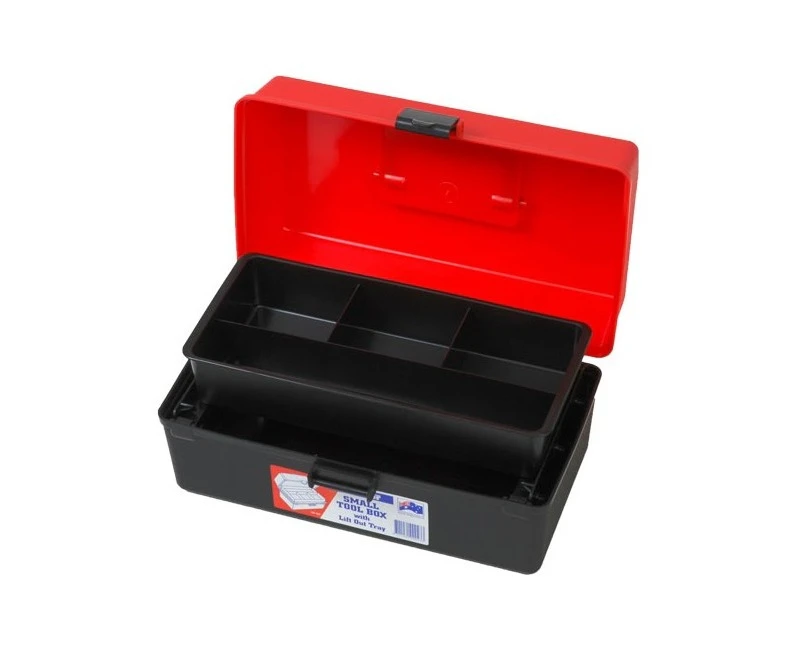 FISCHER PLASTIC 1H124  Small Handy Tool / Tackle Box   With Lift Out Tray  338(W) x 190(D) x 160(H)mm.