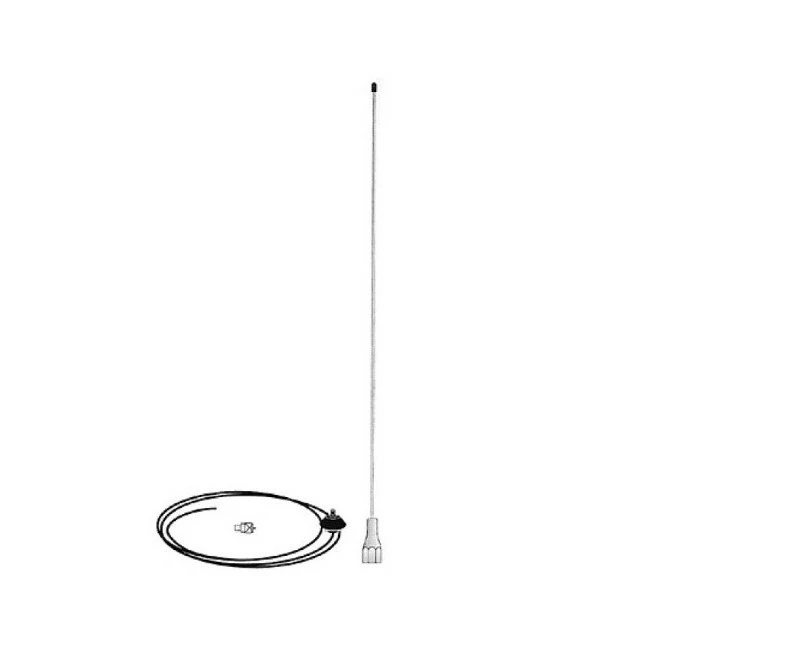 ROJONE SWP  VHF Stainless Steel Antenna 630Mm 108-185Mhz  Stainless Steel  VHF STAINLESS STEEL ANTENNA