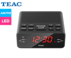 TEAC CRX100 AM/FM Clock Radio - Black