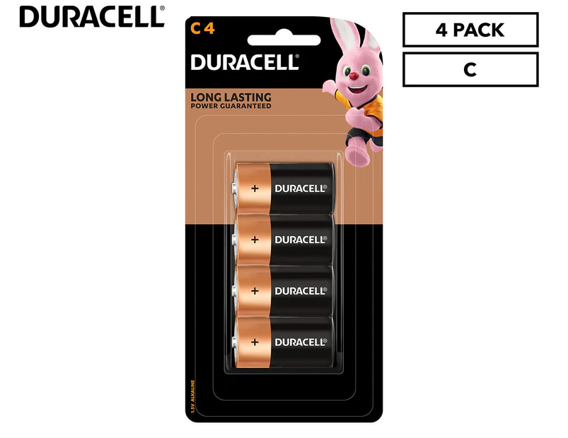 Duracell Copper Top Type-C Battery 4-Pack