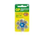 ZA675B6 GP Hearing Aid Battery, 6 Pack Size 675, Pr44, Ac675 - Gp  Typical Battery Lifetimes Run Between 1 and 14 Days  675