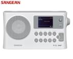 Sangean DAB+/FM-RDS Portable Digital Radio - White 1