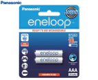 Panasonic AAA Eneloop Rechargeable Batteries 2-Pack