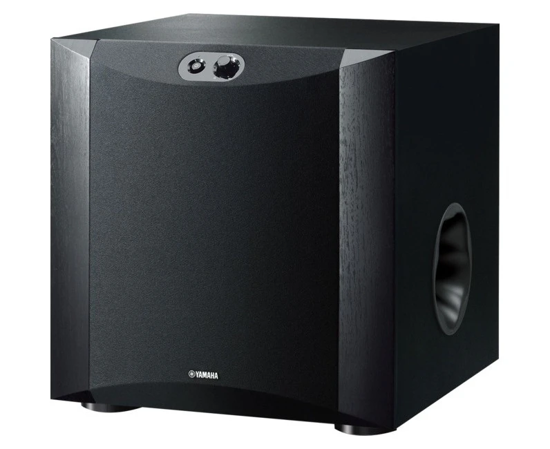 YAMAHA NSSW300B  10" 250W Active Subwoofer Twisted Flare - Advanced Yst VEA2210  Twisted Flare Port  10" 250W ACTIVE SUBWOOFER