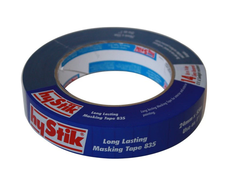 HYSTIK 835MT24  14 Day Outdoor Masking Tape 24Mm X 55Mt Roll Long Lasting