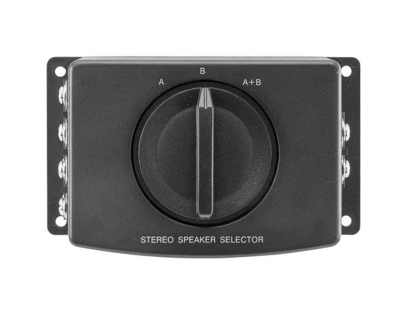 PRO2 PRO1001  2 Way Stereo Speaker Switch a/ B/ a+B Selector  Select Speaker Set a, B or a+B  2 WAY STEREO SPEAKER SWITCH
