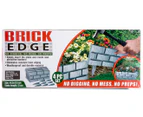 Brick Edge Garden Edging 4-Pack - Grey