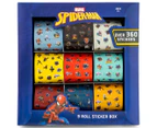 Spider-Man 9 Sticker Roll Box - Over 360 Stickers
