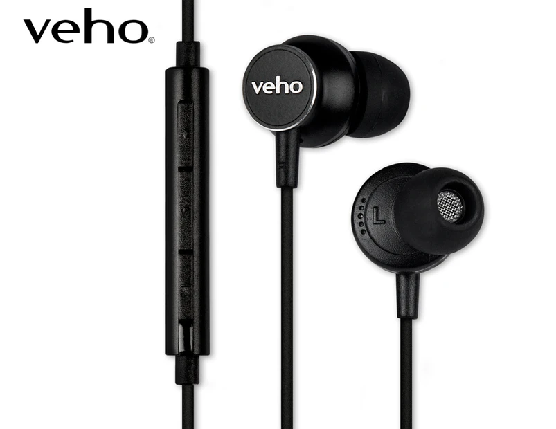 Veho Z3 In-Ear Headphones - Black