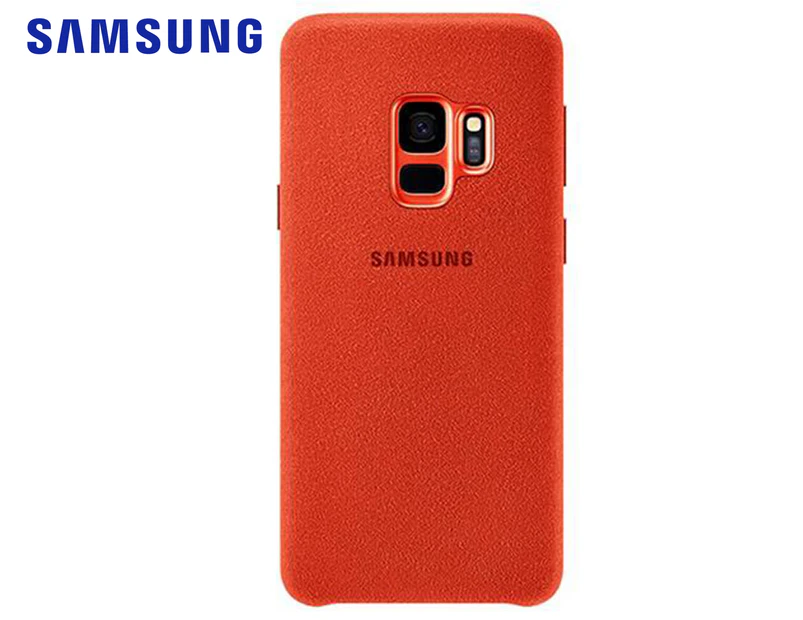 Samsung Alcantara Cover For Galaxy S9 - Red