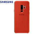 Samsung Alcantara Cover For Galaxy S9+ - Red
