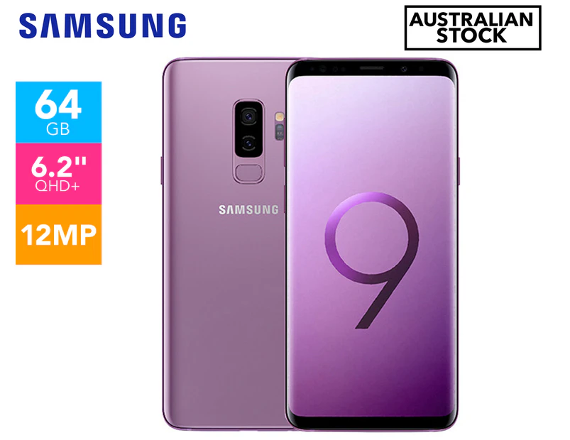 Samsung Galaxy S9+ 64GB Smartphone (AU Stock) Unlocked - Lilac Purple