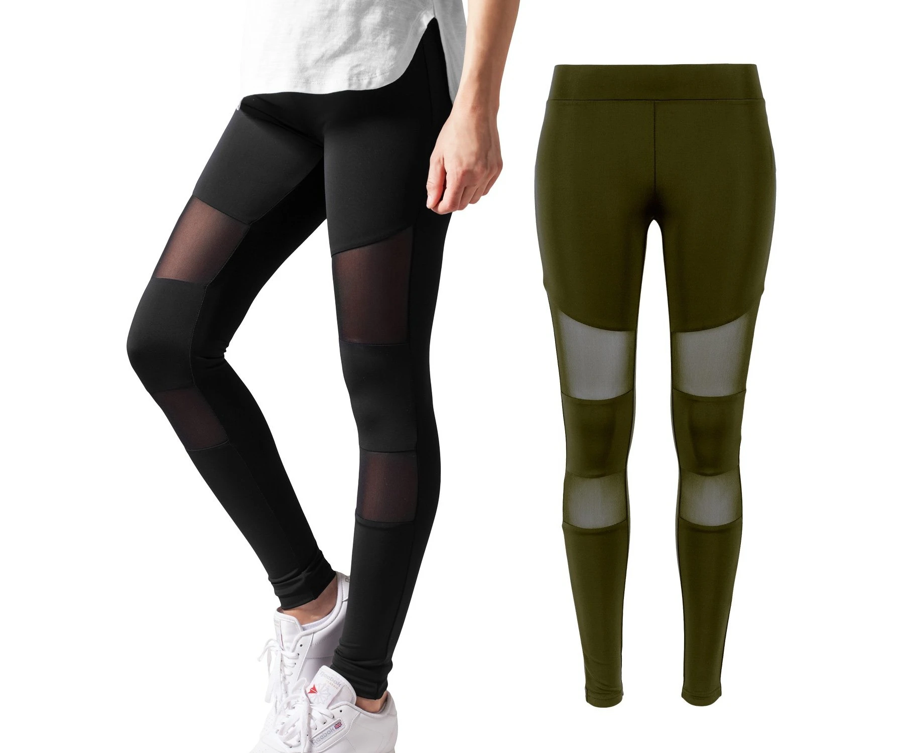 Urban Classics Ladies - TECH MESH Sport Fitness Leggings