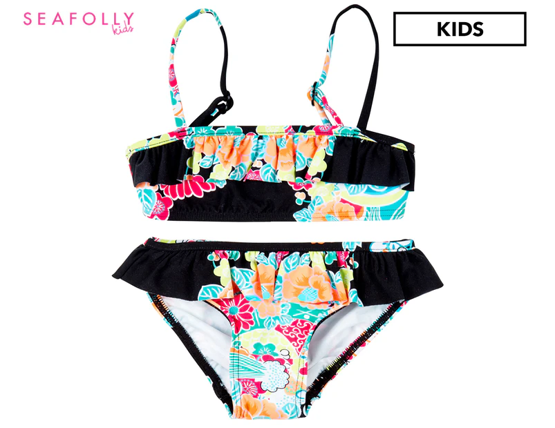 Seafolly Kids' Bikini Set - Black/Multi