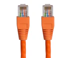 Hypertec 1m CAT6 RJ45 LAN Ethernet Network Orange Patch Lead