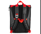 Timbuk2 20L Lightbrite Swig 15-Inch Laptop Backpack - Black/Gunmetal/Bixi Red Reflective