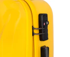 Ferrari Small 4W Hardcase Luggage/Suitcase - Yellow
