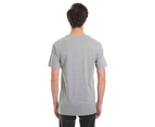 (3-Pack) Grey Marle Mens Basic Tee Plain Tshirt