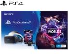 Sony PlayStation VR Headset + Camera + VR Worlds Game  1