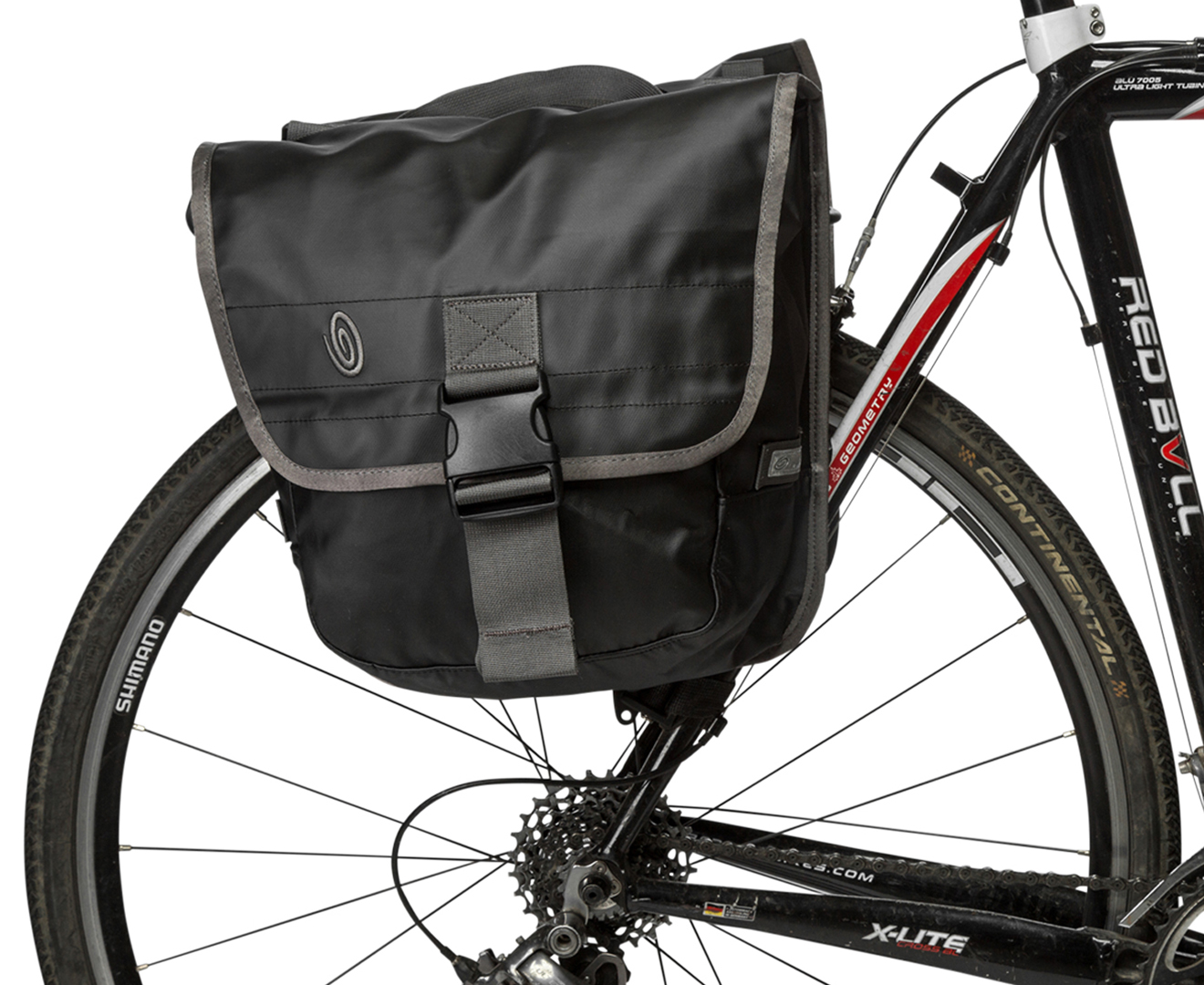 Timbuk2 Tandem Black Waterproof Bicycle Rack Pannier Bags +