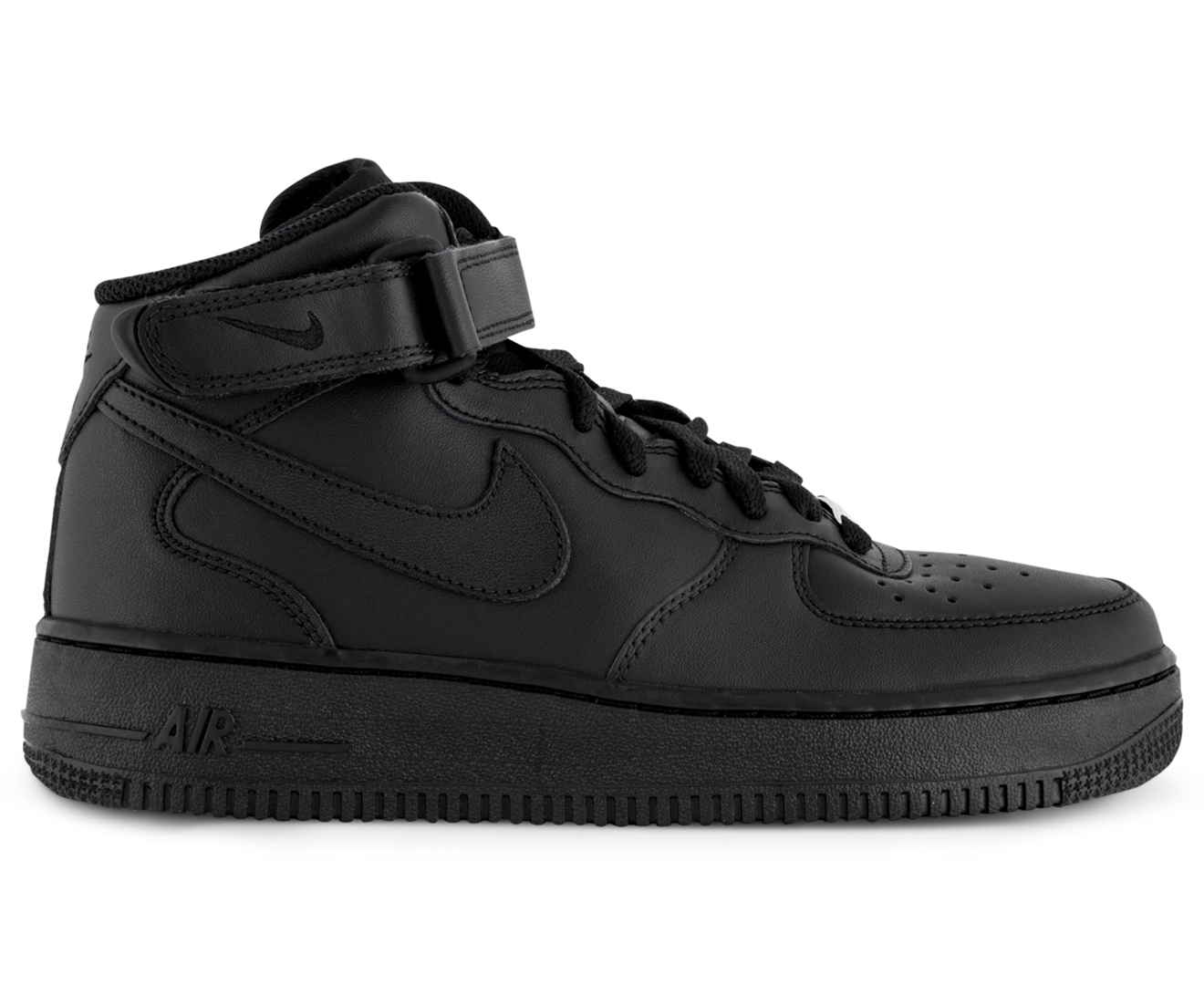 Nike Women's Air Force 1 '07 Mid Shoe - Black | Catch.co.nz