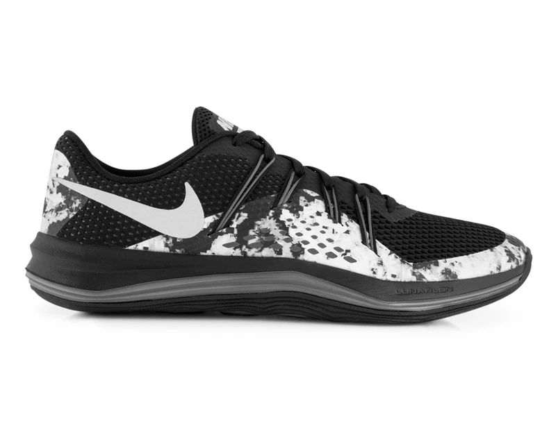 Nike Women's Lunar Exceed TR Print Shoe - Black/Metallic Silver