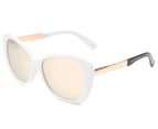 Privé Revaux Women's The Jackie O. Polarised Sunglasses - White