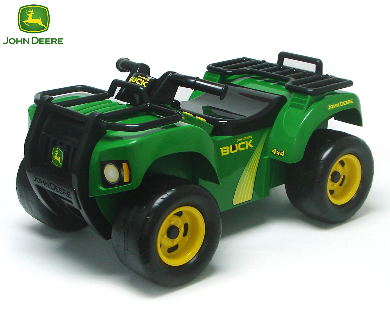 John Deere Sit-n-Scoot Buck ATV Toy - Green | Catch.com.au