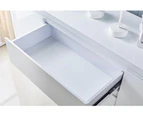 High Gloss White Buffet Sideboard with 3 Drawers