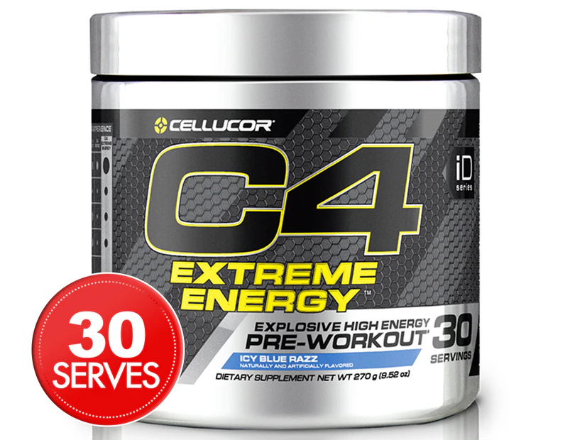 Cellucor C4 Pre-Workout Extreme Energy Icy Blue Razz 270g