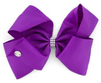 Jojo Siwa Girls' Large Rhinestone Bow - Purple