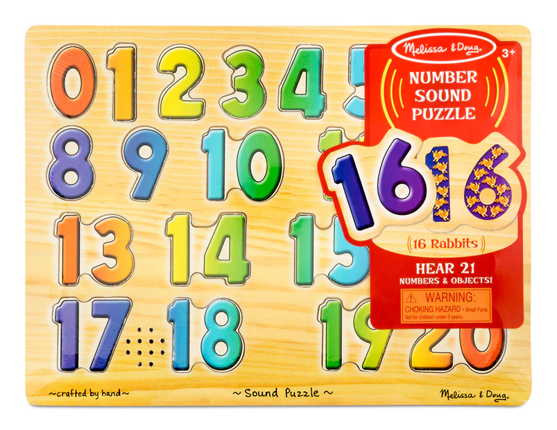 21 Piece Sound Puzzle - Numbers Sound