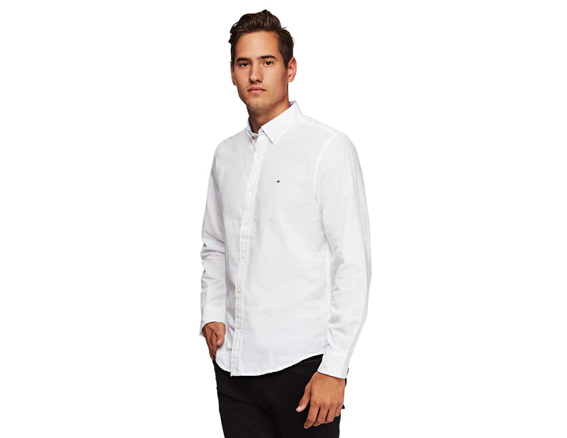 Tommy Hilfiger Men's Oxford Shirt - White