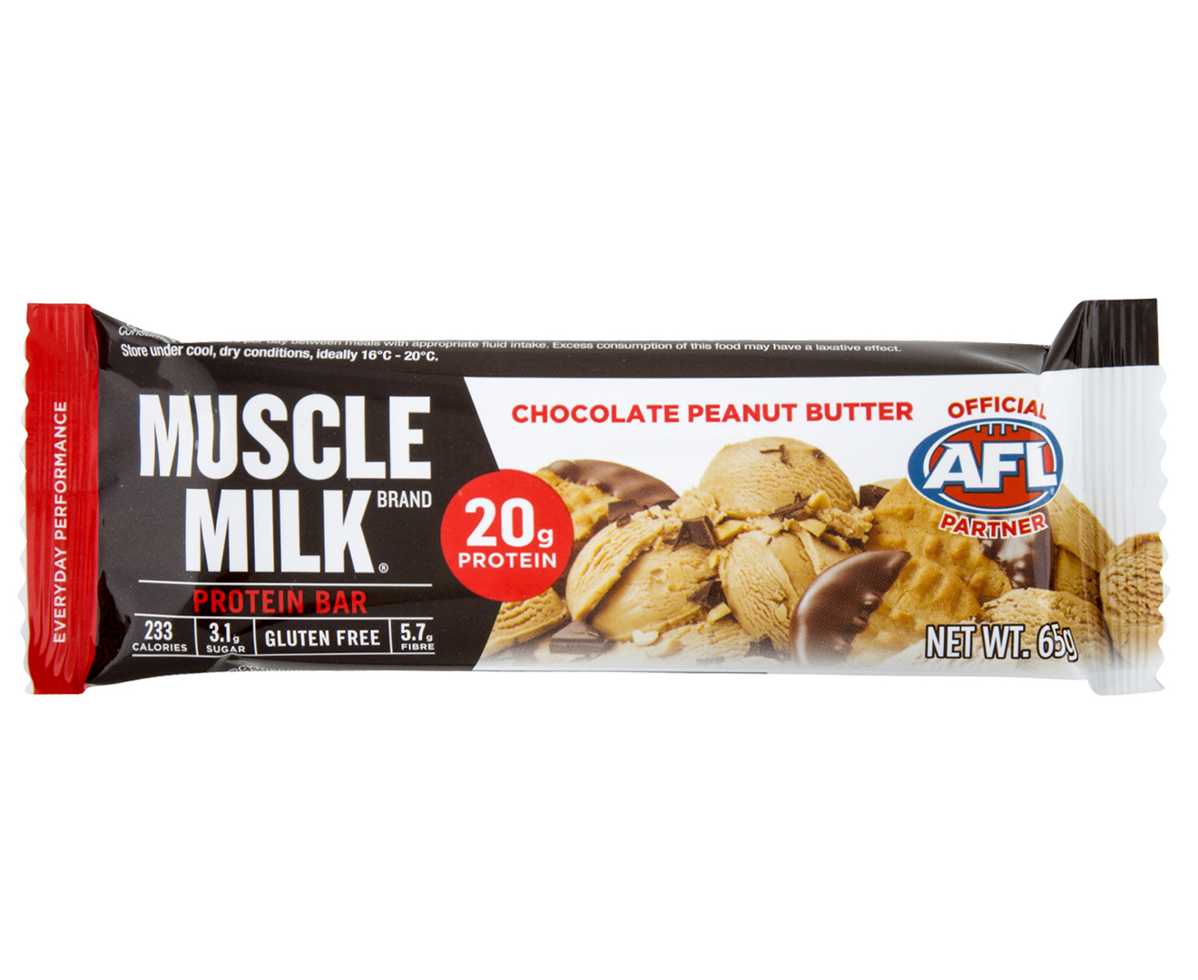 12 X Muscle Milk Protein Bar Chocolate Peanut Butter 65g Au